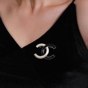 Chanel Classic CC Logo Brooch